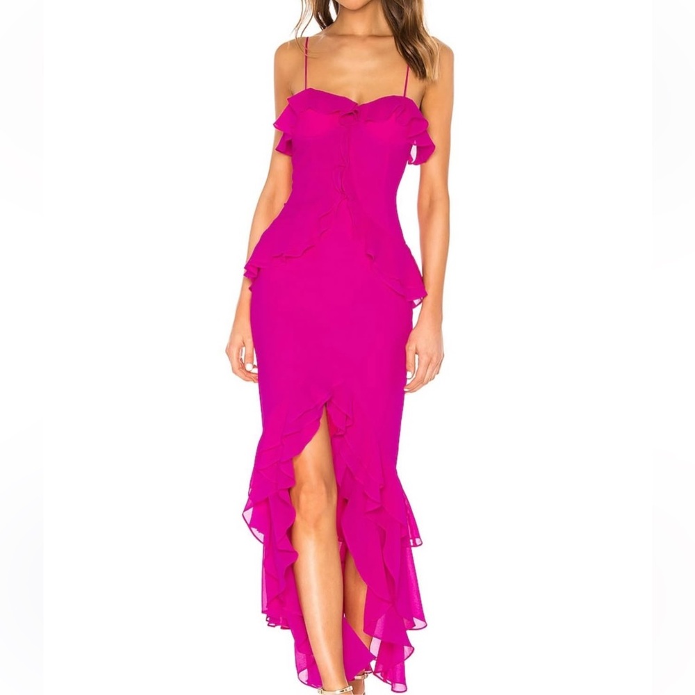 Lovers and Friends Magenta Melissa Gown size small